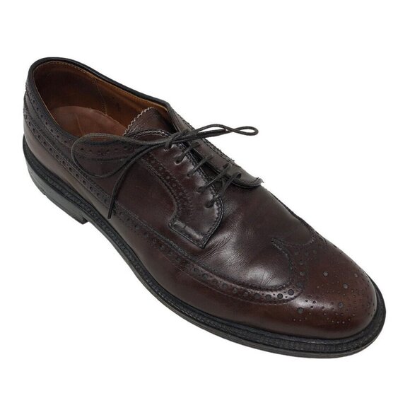 Alden J Crew Mens‎ 97572 Brown Calfskin Long Wing AMPUTEE RIGHT SHOE ONLY Size 9 - Picture 1 of 10